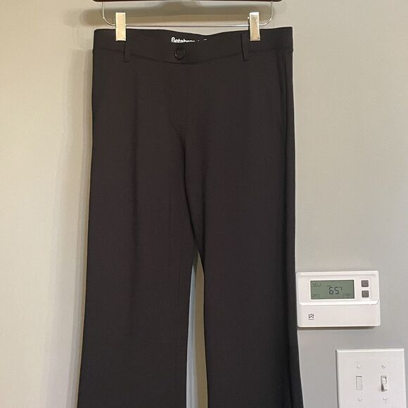 BetaBrand Pants Career Wear Stretchy Straight Leg Black Womens Small Pull on - Picture 2 of 14